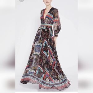 Alice and Olivia Cheney  Maxi Dress
